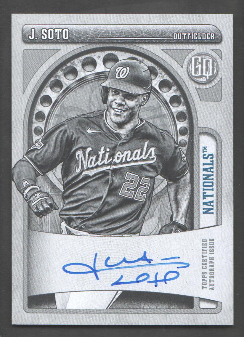 2021 Topps Gypsy Queen Autographs Black and White #GQAJS Juan Soto