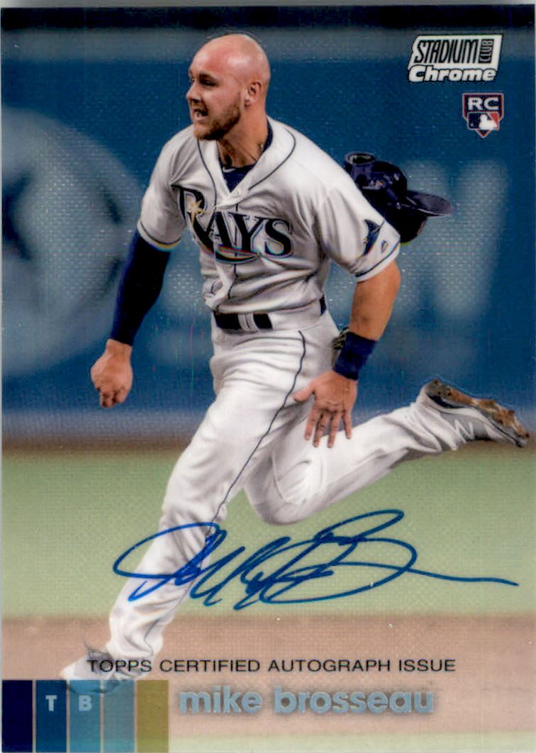 2020 Stadium Club Chrome Autographs #UAMR Mike Brosseau