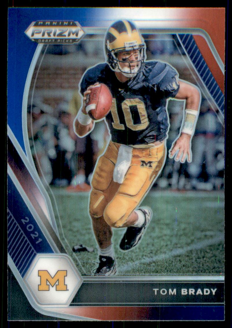 2021 Panini Prizm Draft Picks Prizms Red White and Blue #6 Tom Brady