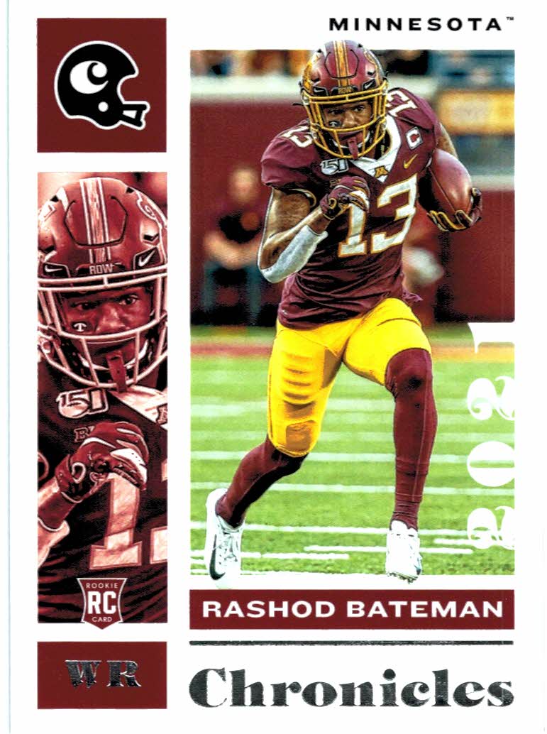 Rashod Bateman - Minnesota - 2021 Chronicles Draft Picks - Select - RC -  #269