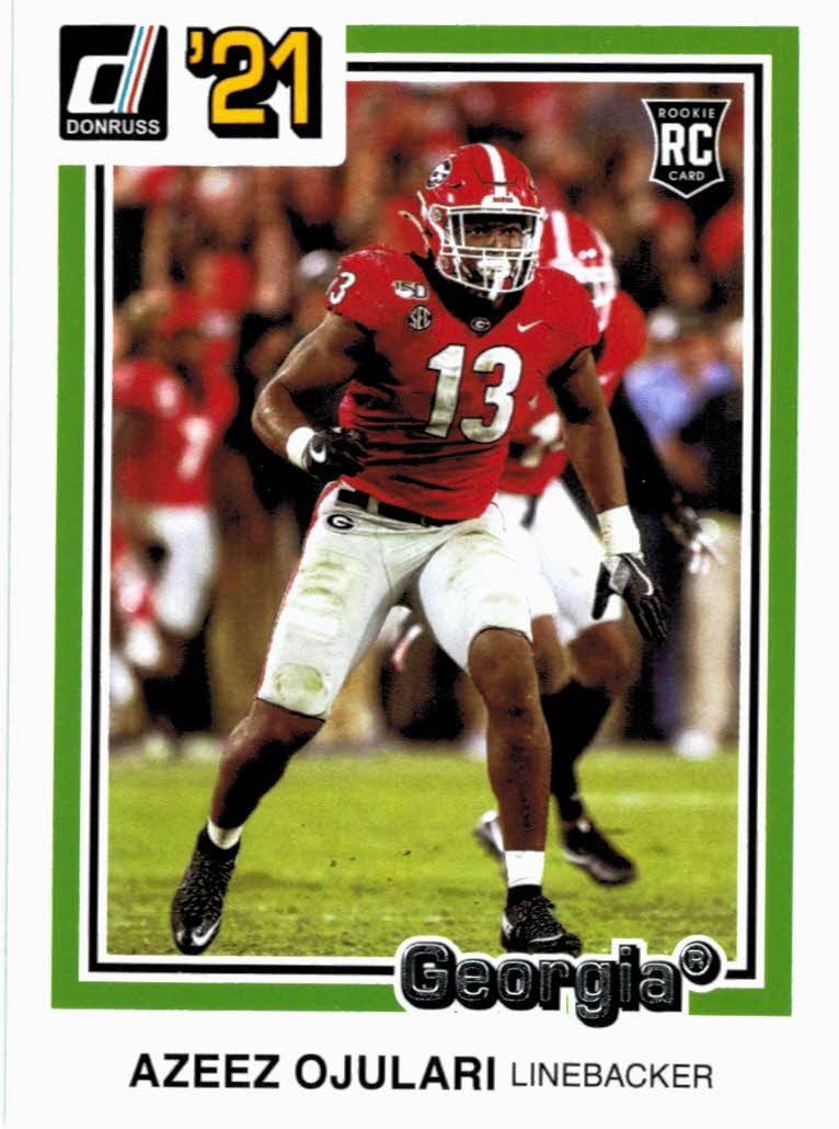 : AZEEZ OJULARI RC 2021 Panini Rookies and Stars #151