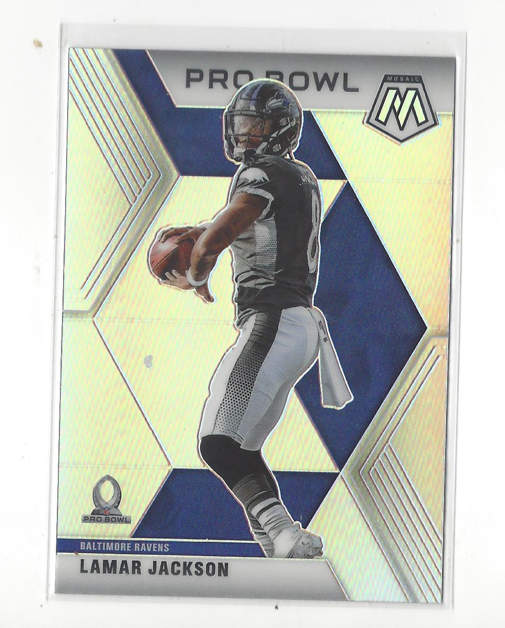 2020 Panini Mosaic Silver #251 Lamar Jackson PB