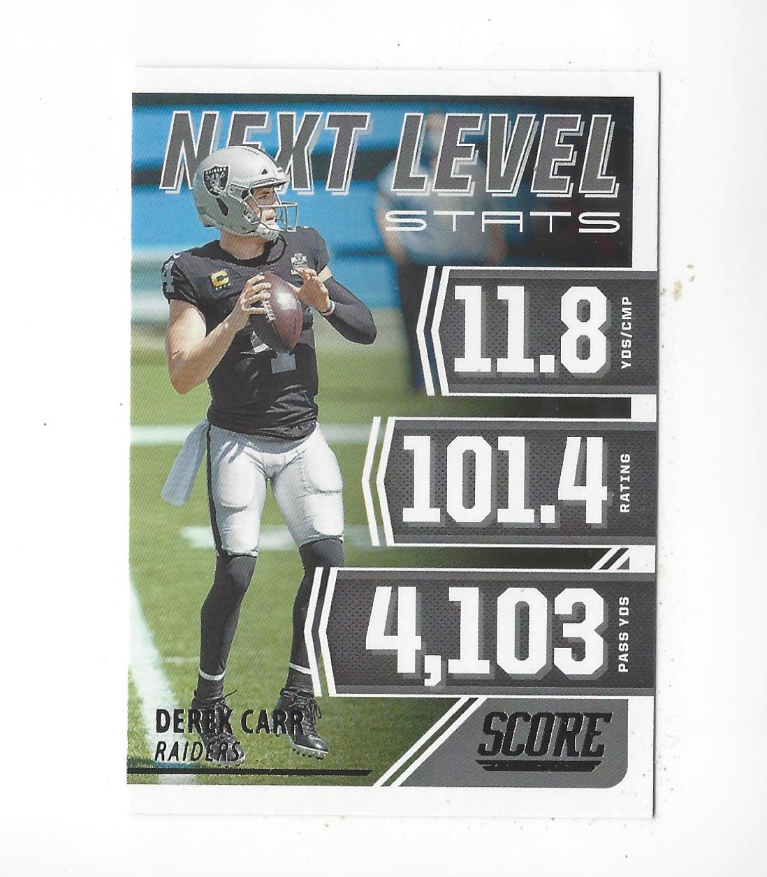 2021 Score Next Level Stats #5 Derek Carr