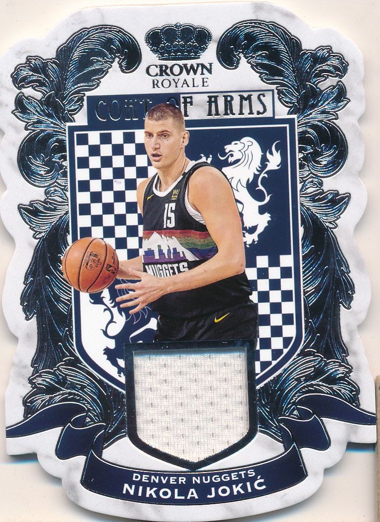 2020 21 Crown Royale Coat Of Arms Materials 5 Nikola Jokic Nm Mt 