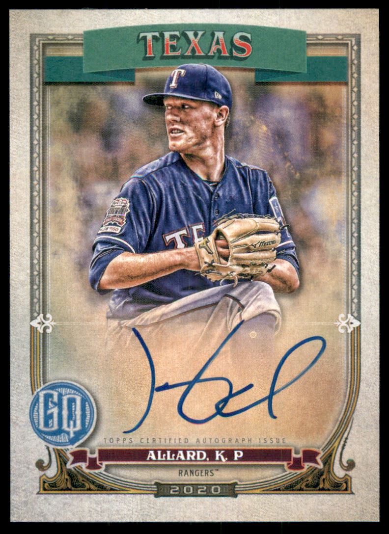 2020 Topps Gypsy Queen Autographs #GQAKA Kolby Allard
