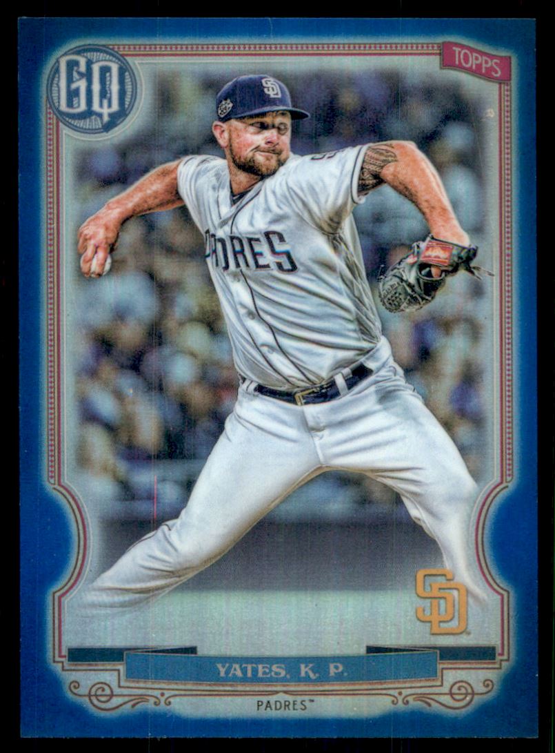 2020 Topps Gypsy Queen Chrome Box Toppers Blue Refractors #66 Kirby Yates