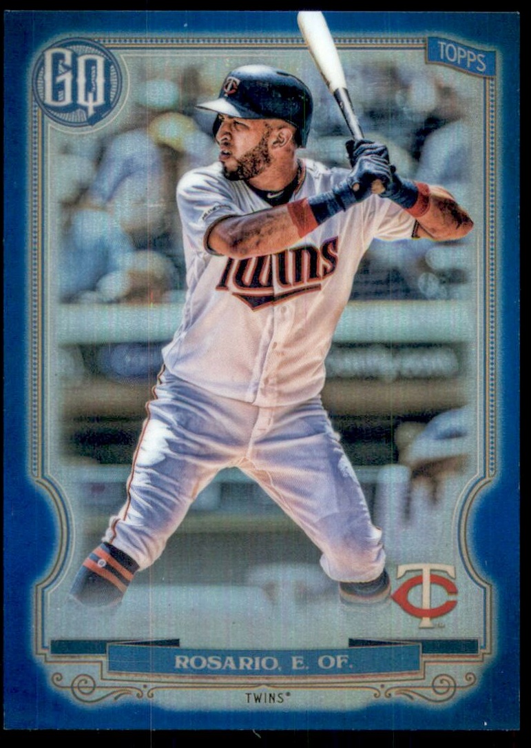 2020 Topps Gypsy Queen Chrome Box Toppers Blue Refractors #190 Eddie Rosario
