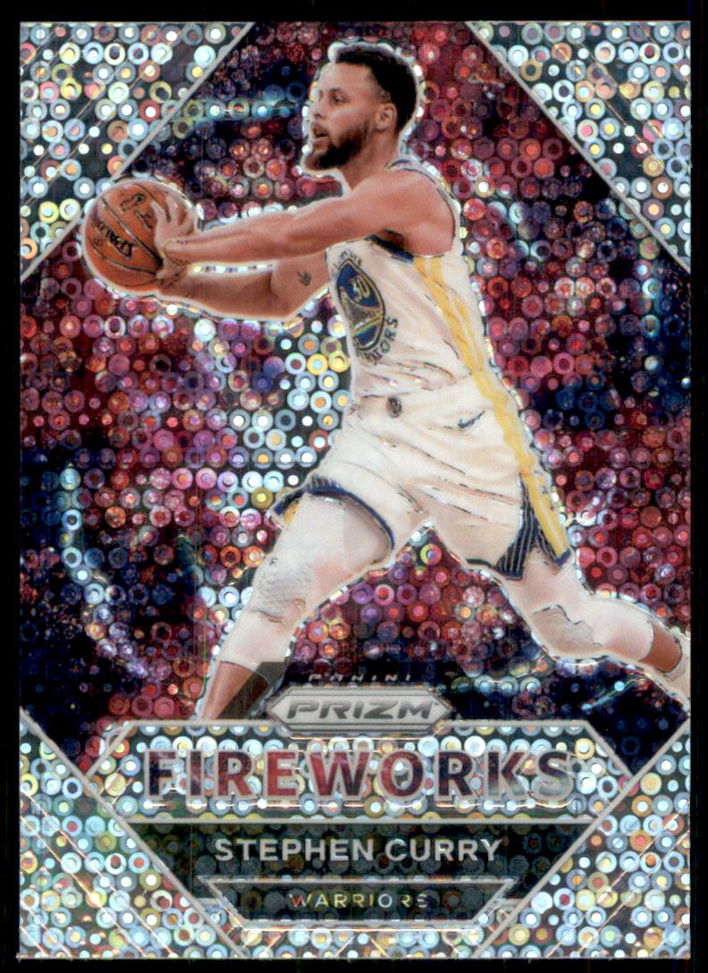 2020-21 Panini Prizm Fireworks Fast Break #1 Stephen Curry