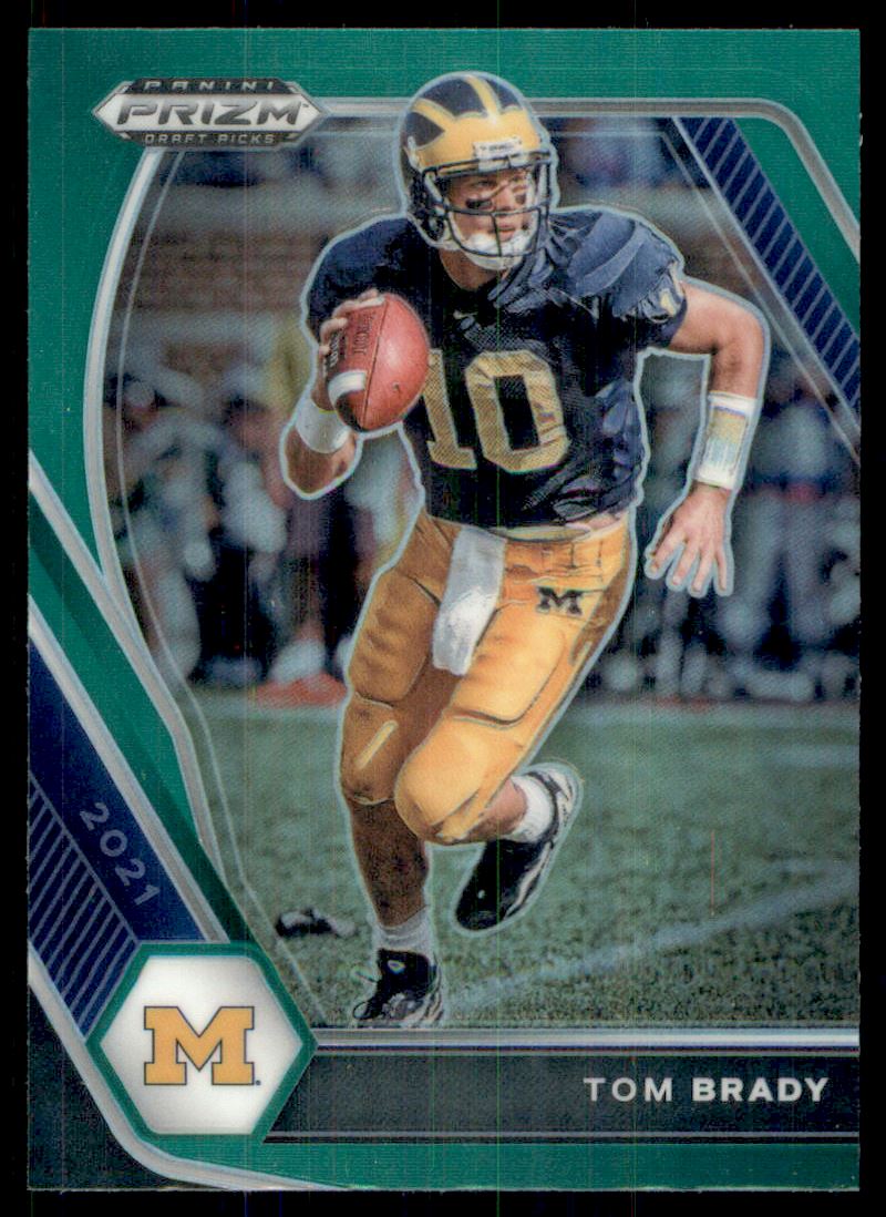 2021 Panini Prizm Draft Picks Prizms Green #6 Tom Brady