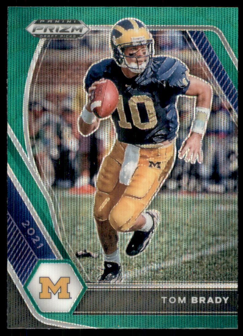 2021 Panini Prizm Draft Picks Prizms Green Wave #6 Tom Brady