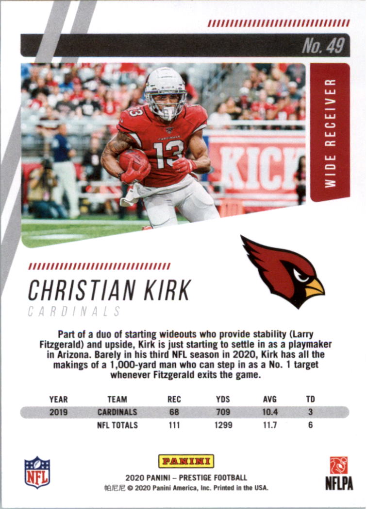 2020 Prestige Football Card Pick (Base) 1-103