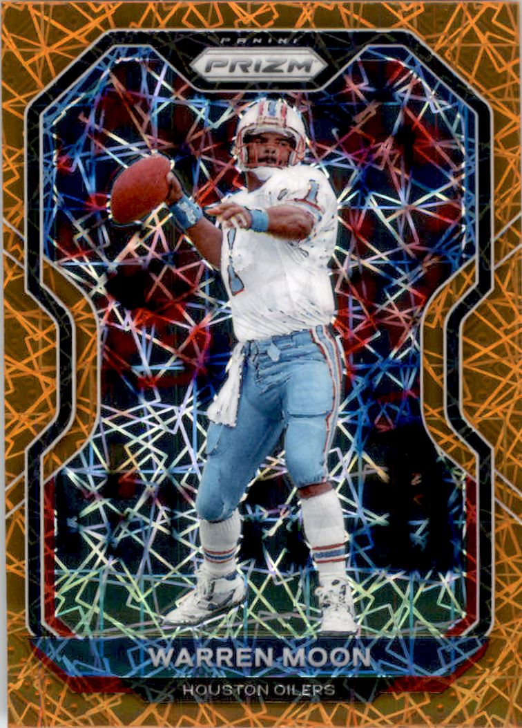 2020 Panini Prizm Prizms Orange Lazer #110 Warren Moon