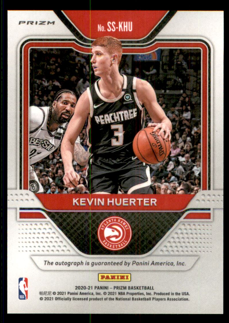 2020-21 Panini Prizm Sensational Signatures Prizms Choice #25 Kevin Huerter
