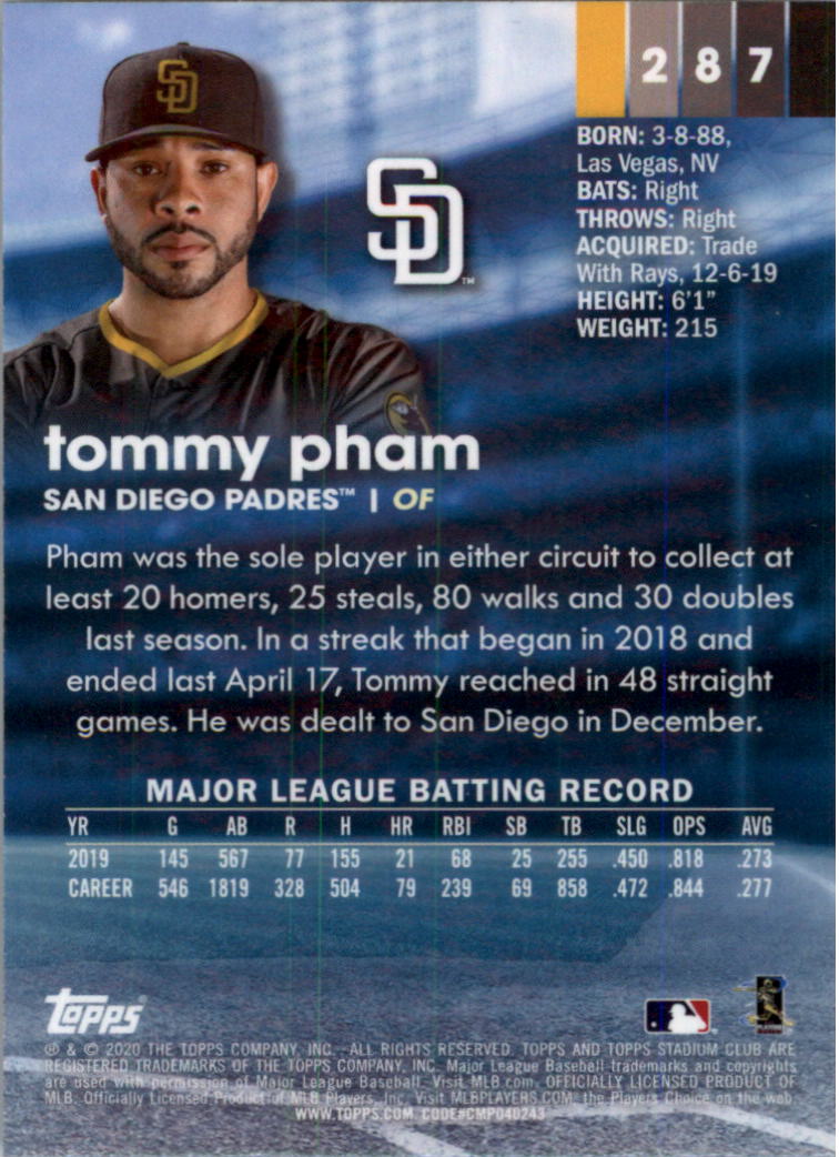 2020 Stadium Club Chrome Baseball Card Pick (Base) 144-400