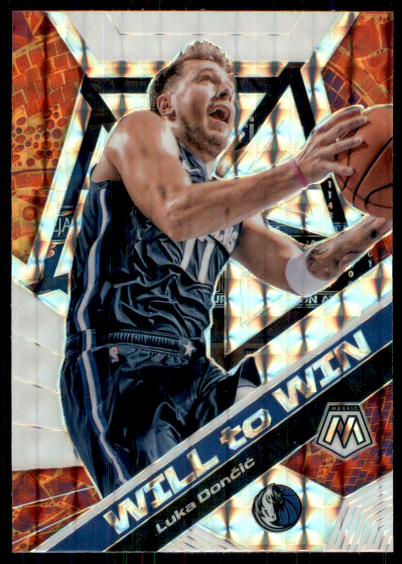 2019-20 Panini Mosaic Will to Win Mosaic #13 Luka Doncic
