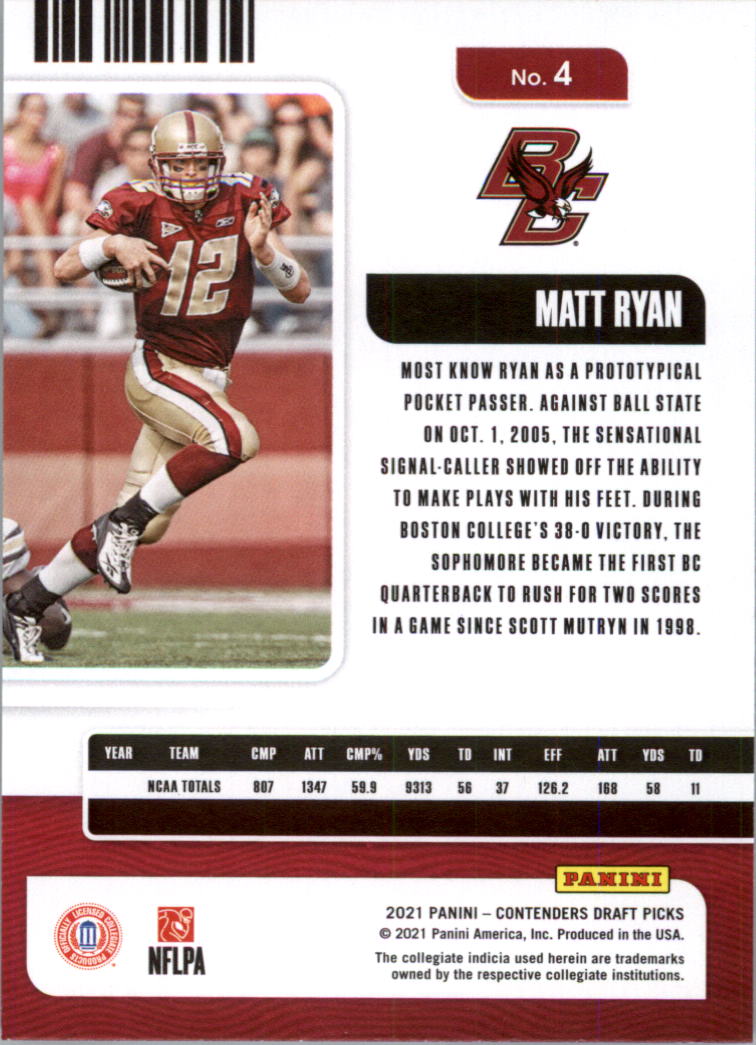 2021 Panini Contenders Draft Picks Football Card Pick (Base)