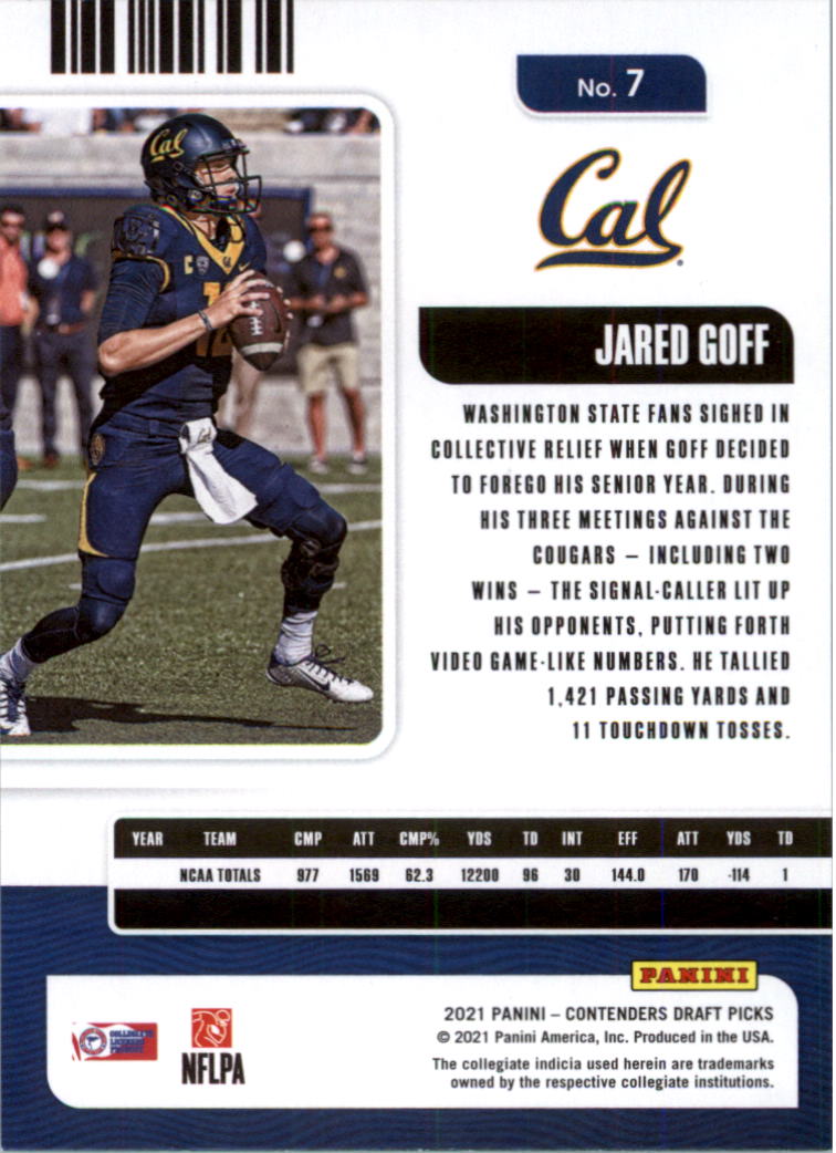 2021 Panini Contenders Draft Picks Football Card Pick (Base)