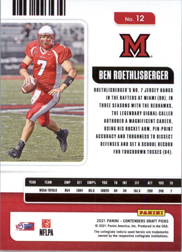 2021 Panini Contenders Draft Picks Football Card Pick (Base)