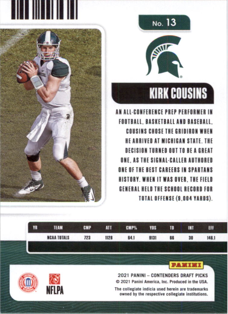 2021 Panini Contenders Draft Picks Football Card Pick (Base)