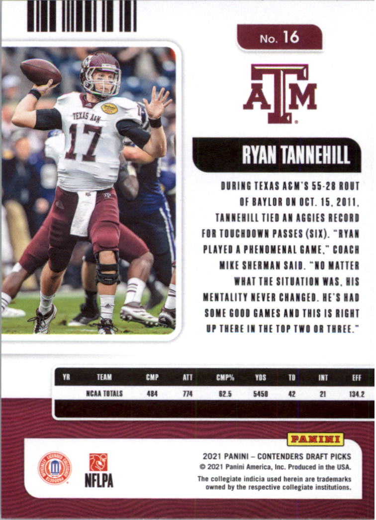 2021 Panini Contenders Draft Picks Football Card Pick (Base)