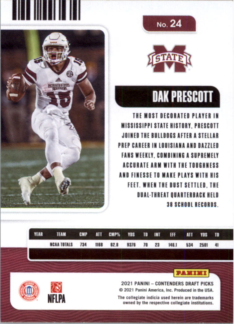 2021 Panini Contenders Draft Picks Football Card Pick (Base)