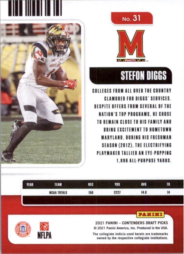 2021 Panini Contenders Draft Picks Football Card Pick (Base)