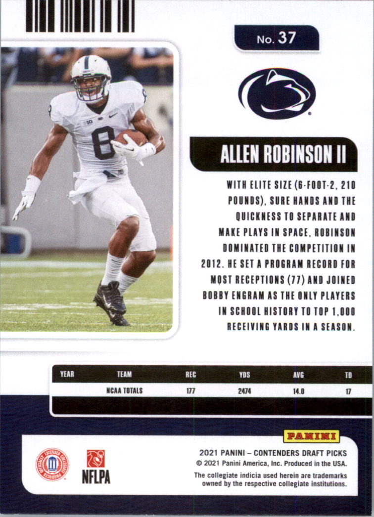 2021 Panini Contenders Draft Picks Football Card Pick (Base)