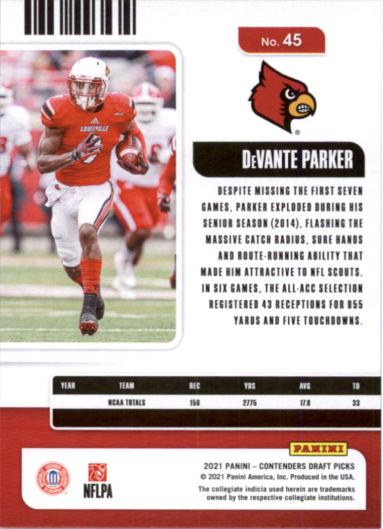 2021 Panini Contenders Draft Picks Football Card Pick (Base)