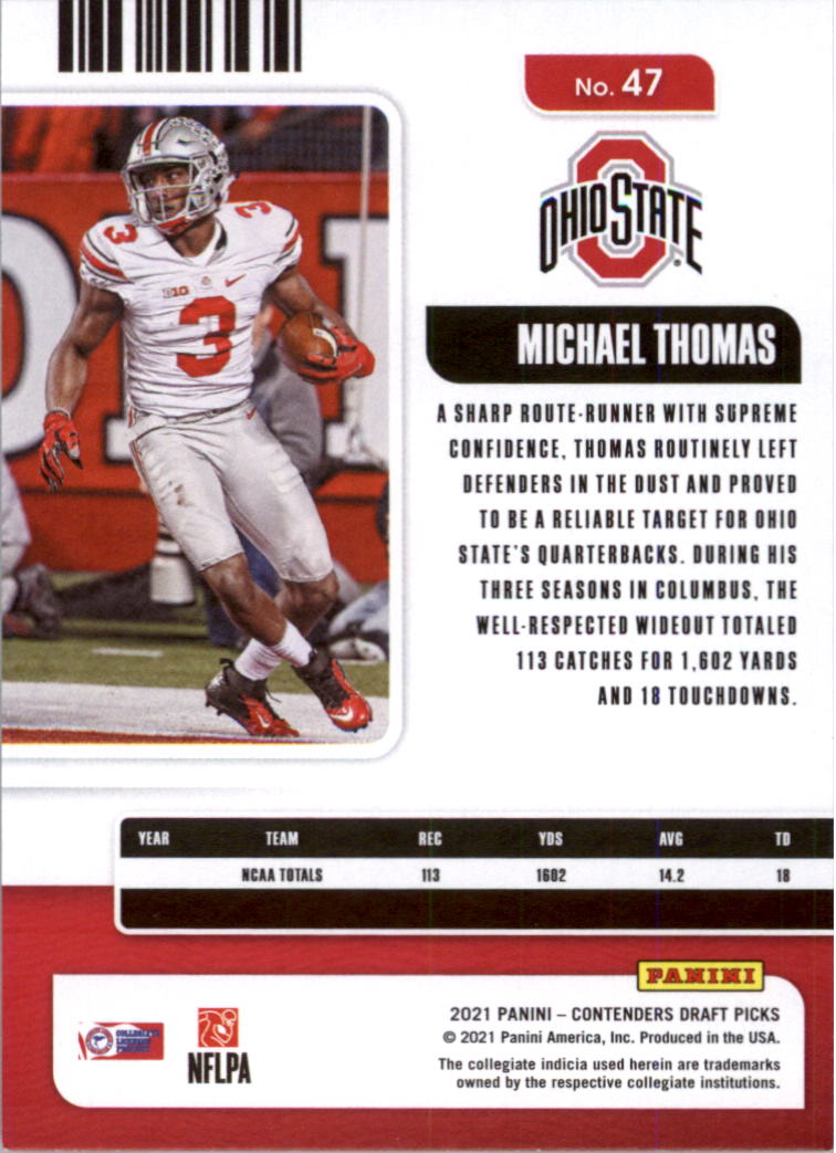 2021 Panini Contenders Draft Picks Football Card Pick (Base)