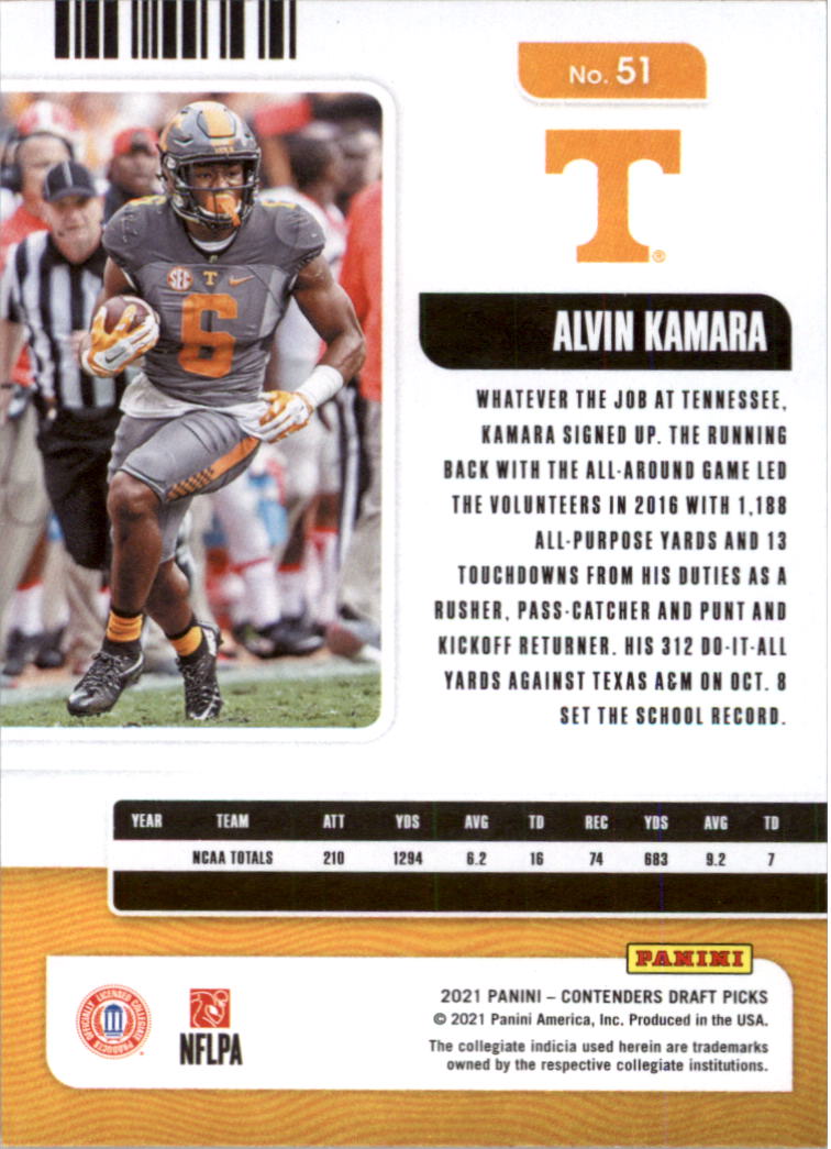 2021 Panini Contenders Draft Picks Football Card Pick (Base)