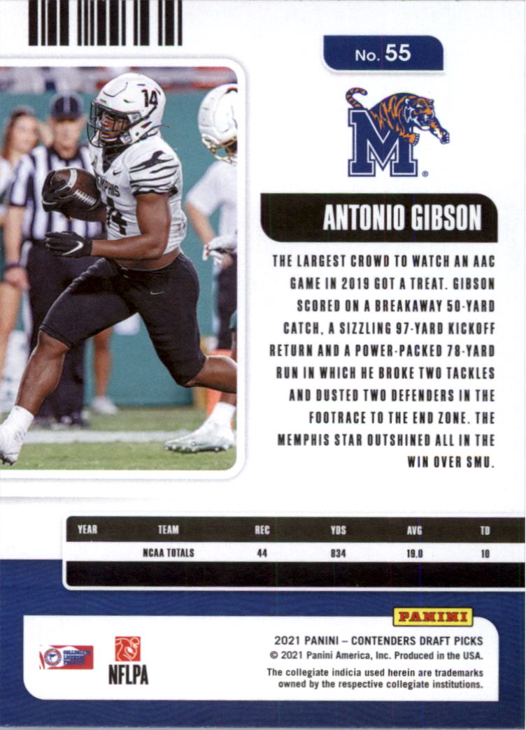 2021 Panini Contenders Draft Picks Football Card Pick (Base)