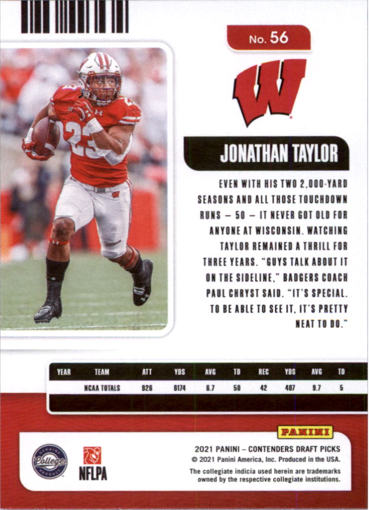 2021 Panini Contenders Draft Picks Football Card Pick (Base)