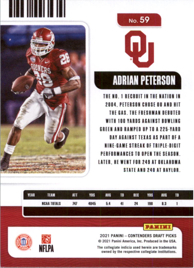 2021 Panini Contenders Draft Picks Football Card Pick (Base)