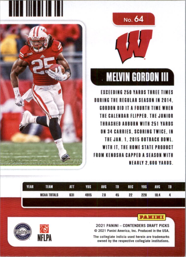 2021 Panini Contenders Draft Picks Football Card Pick (Base)