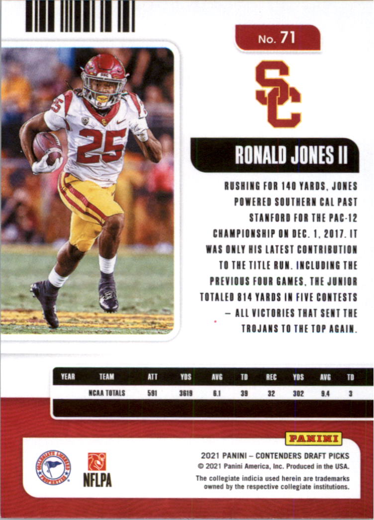 2021 Panini Contenders Draft Picks Football Card Pick (Base)