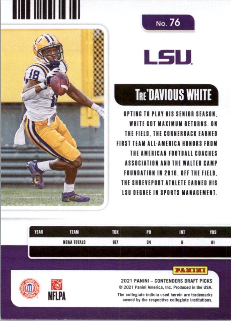 2021 Panini Contenders Draft Picks Football Card Pick (Base)