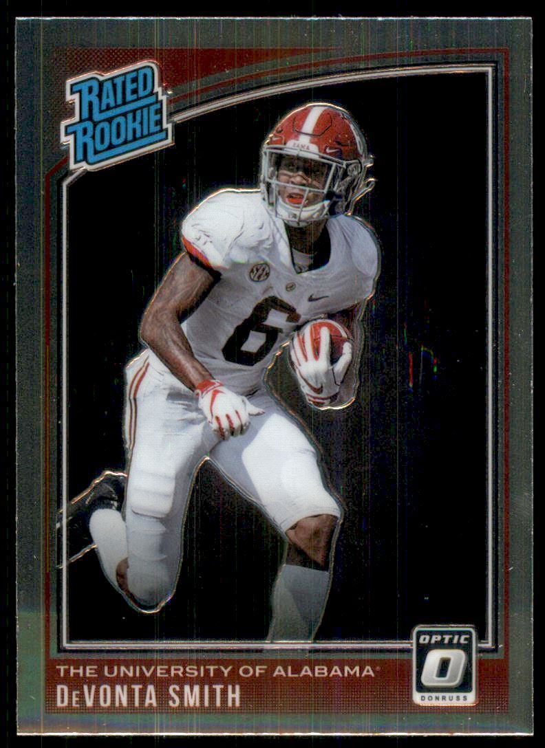 2021 Panini Chronicles Draft Picks Donruss Optic Rated Rookies #206 DeVonta Smith