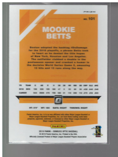 B2590- 2019 Donruss Optic BB Assorted Insert Cards -You Pick- 15+ FREE US SHIP - Picture 31 of 60