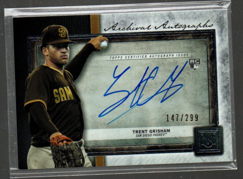 2020 Topps Museum Collection Archival Autographs #AATG Trent
