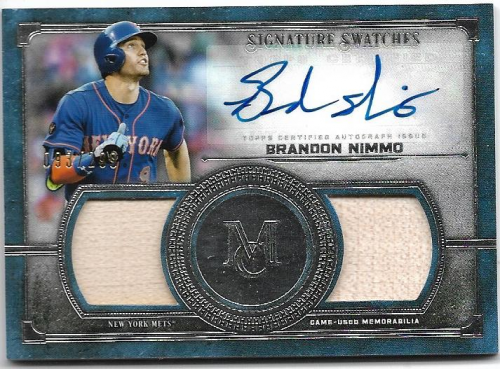 Brandon Nimmo New York Mets Autographed Player-Issued Jersey