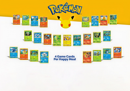 Pikachu Mc Donalds Carta Pokemon - Pikachu Foil