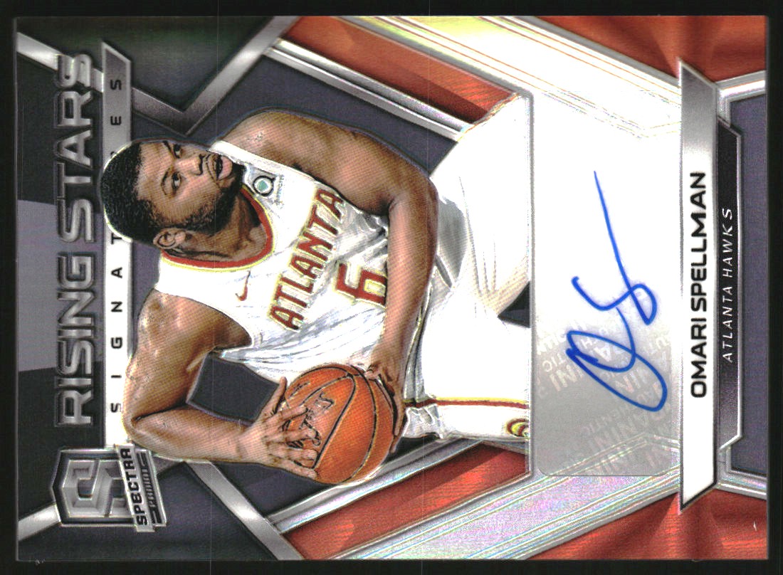 2018-19 Panini Spectra Rising Stars Signatures #39 Omari Spellman