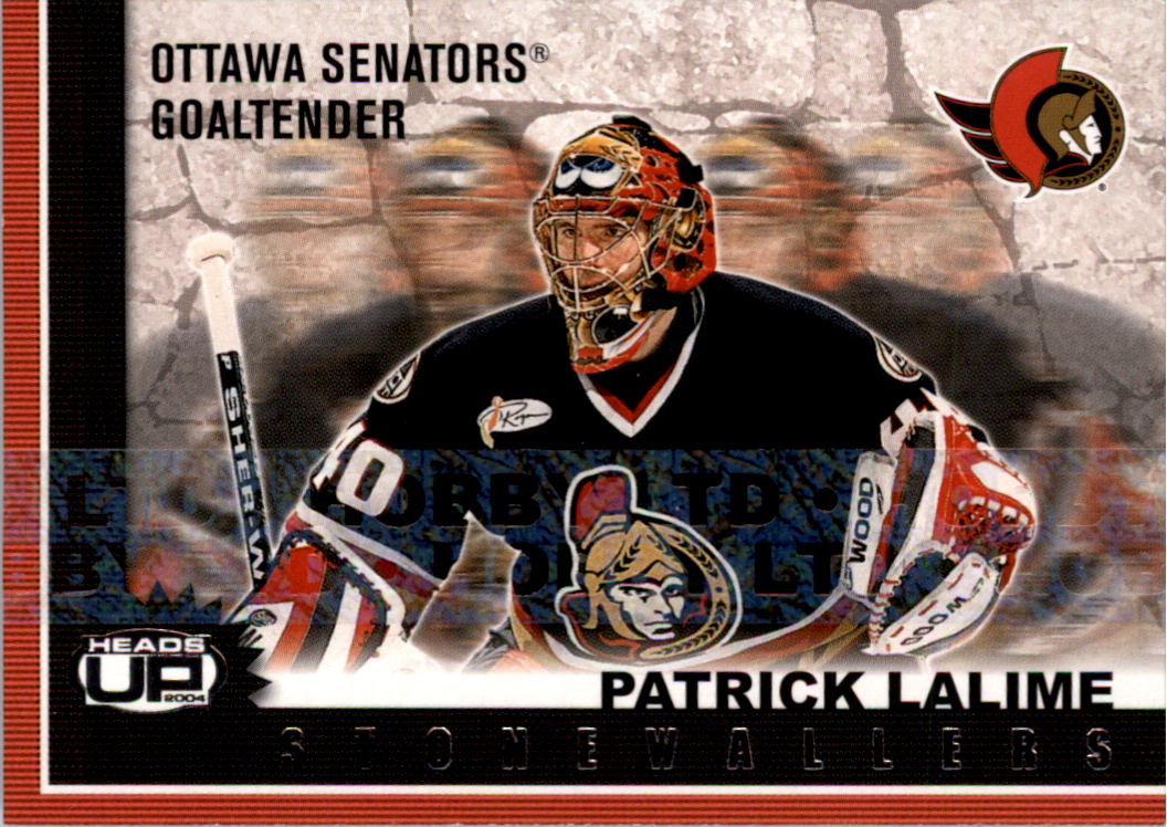 2003-04 Pacific Heads Up Stonewallers LTD #9 Patrick Lalime