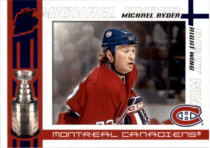 2003-04 Pacific Quest for the Cup Blue #57 Michael Ryder