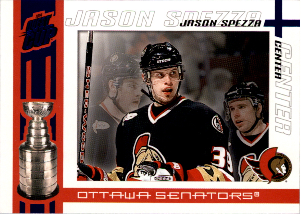 2003-04 Pacific Quest for the Cup Blue #77 Jason Spezza