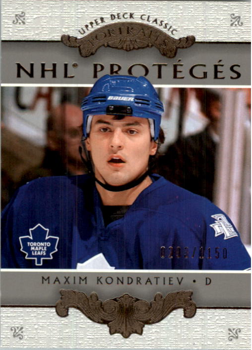 2003-04 Upper Deck Classic Portraits #182 Maxim Kondratiev RC