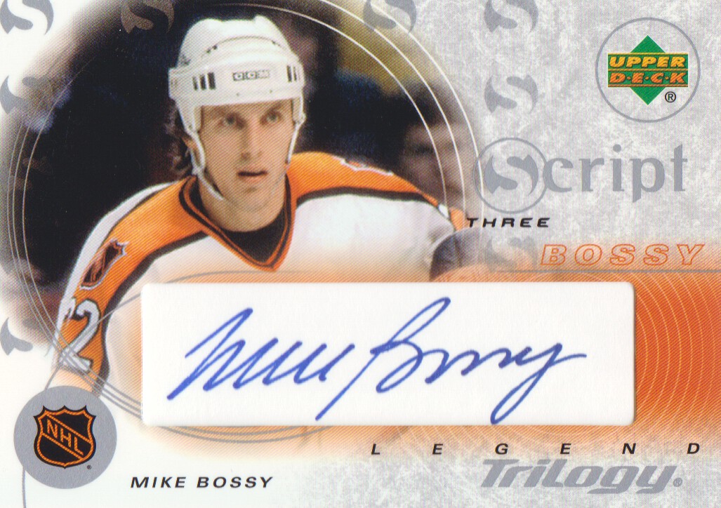 2003-04 Upper Deck Trilogy Scripts #S3BY Mike Bossy AS