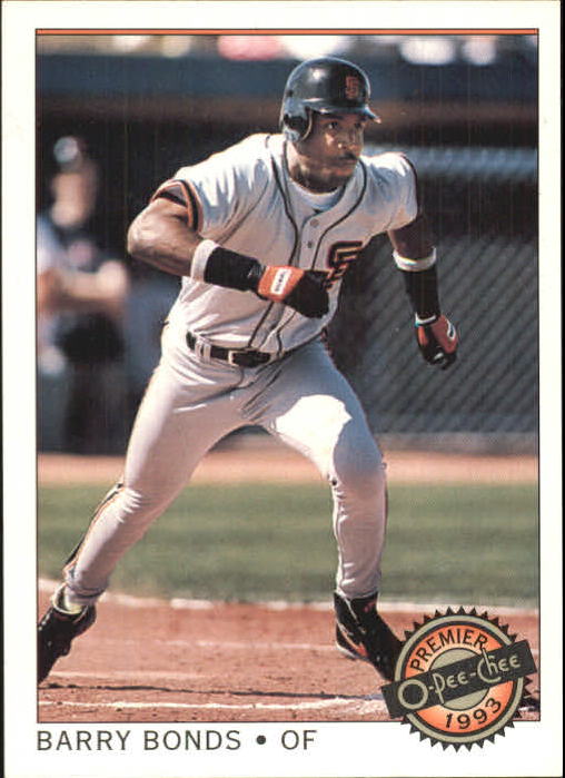 1993 O Pee Chee Baseball Card 1 Barry Bonds GIANTS R20321 EBay