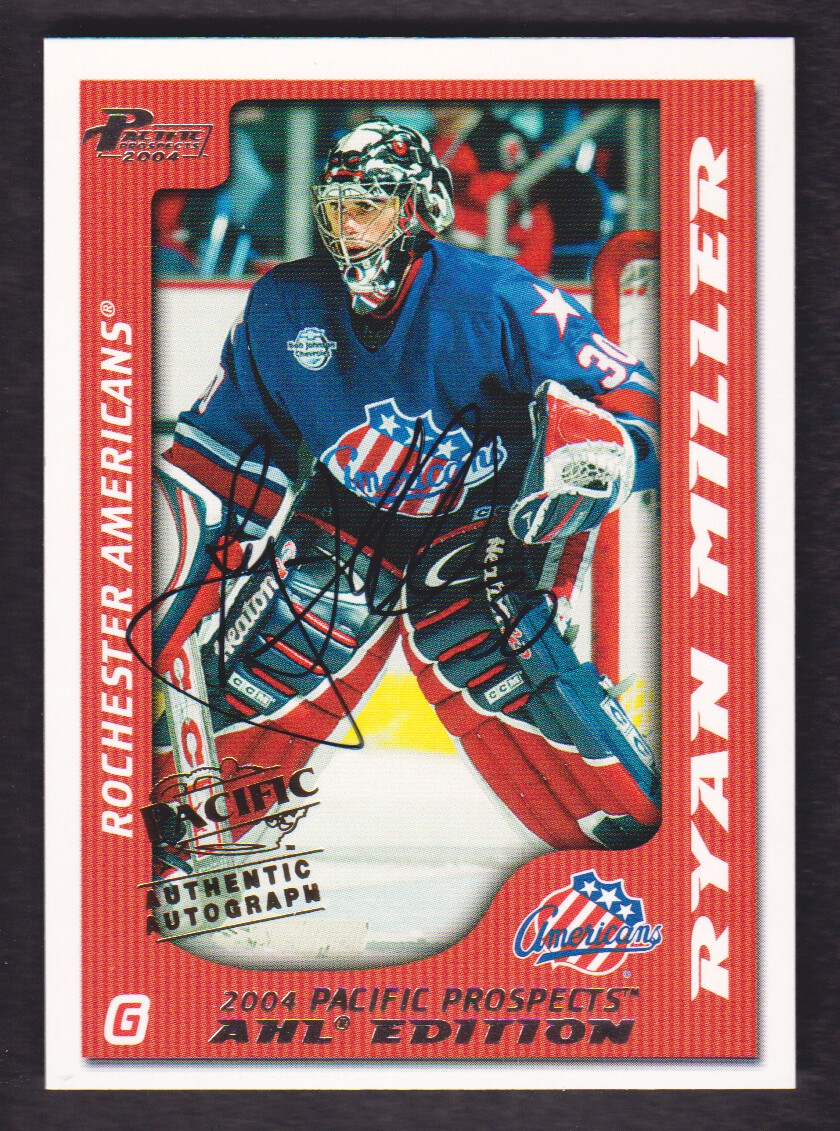 2003-04 Pacific AHL Prospects Autographs #2 Ryan Miller