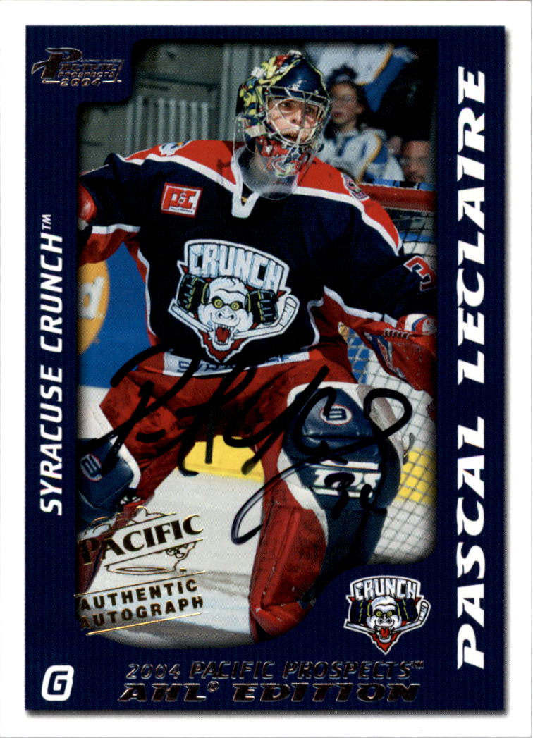 2003-04 Pacific AHL Prospects Autographs #6 Pascal Leclaire